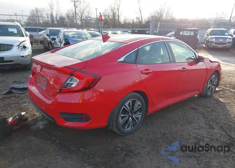 2018 Honda Civic Ex-L z USA, uszkodzony, nr VIN JHMFC1F7XJX004883